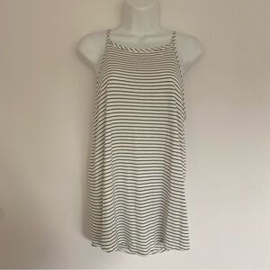 Loft Black and White Striped Tank Top